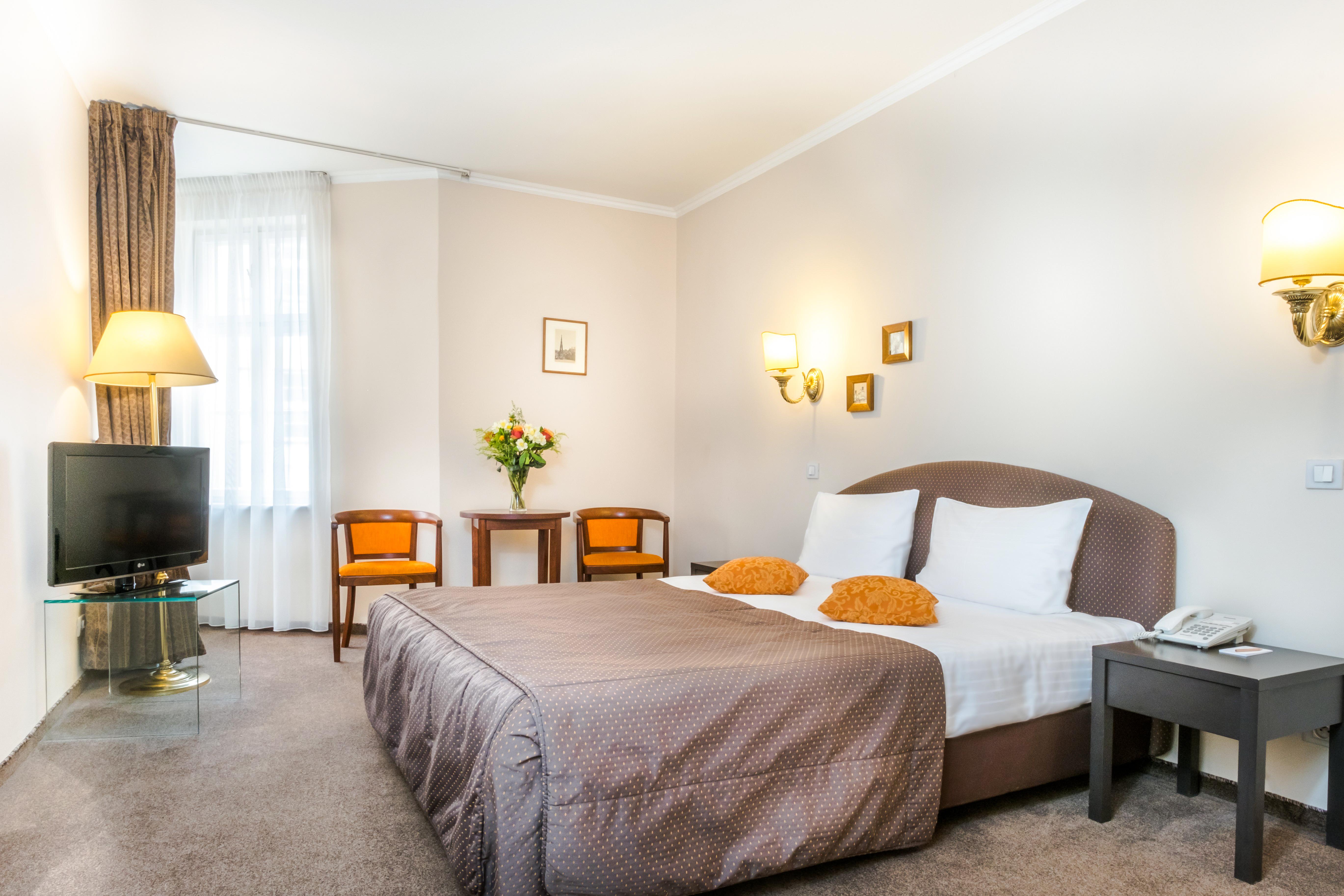 Hotel Bookquet Prague Exterior photo A room at the hotel