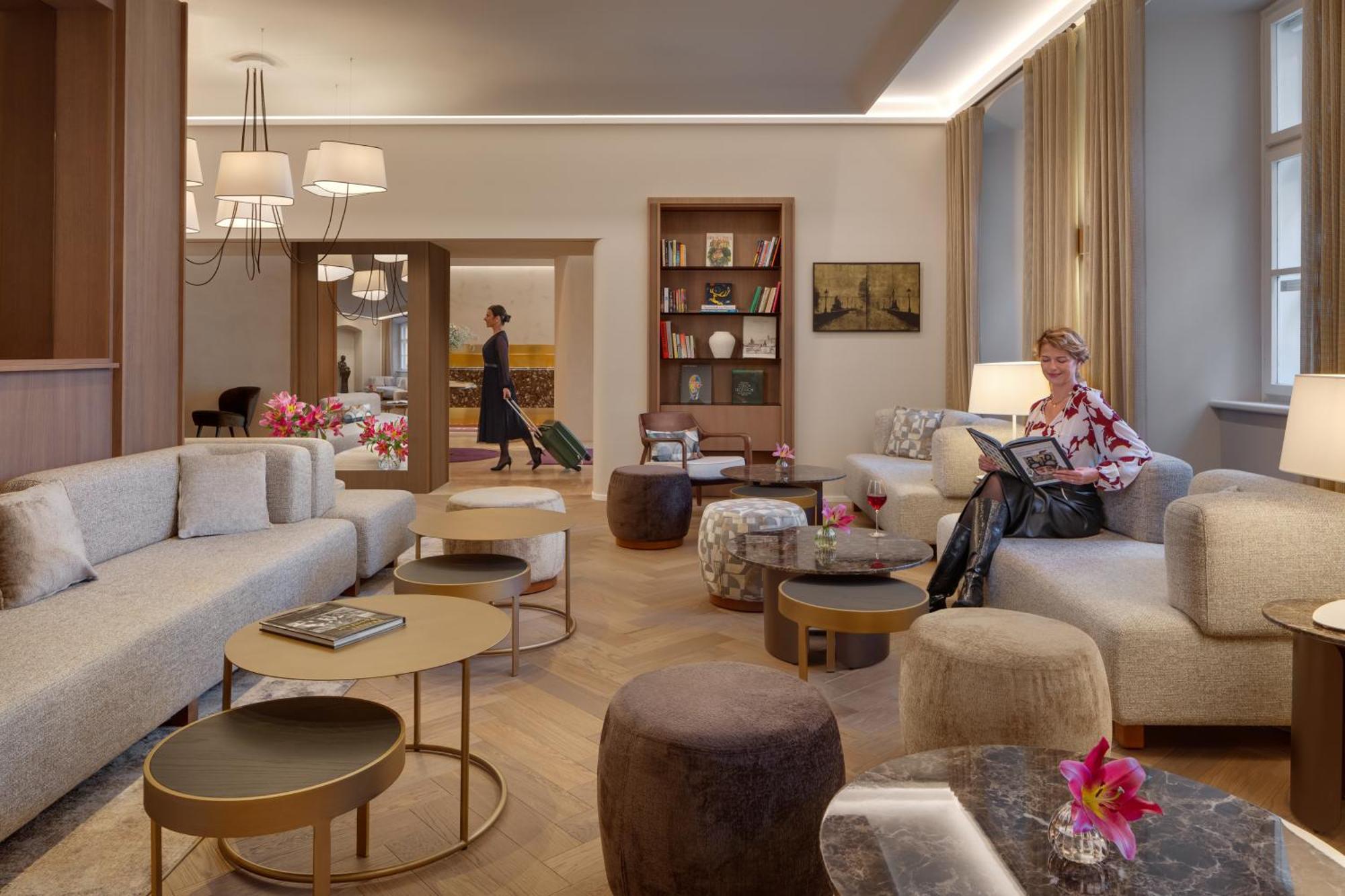 Hotel Bookquet Prague Exterior photo The lounge at the hotel